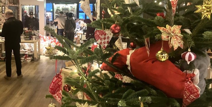 Bone's i Hjørring er smukt pyntet til jul. Foto: Palle W. Nielsen