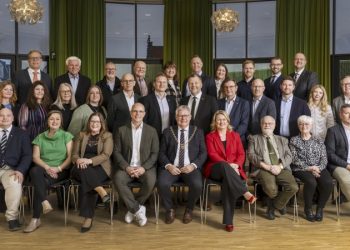 Det nye byråd. Foto:  Hjørring Kommune.