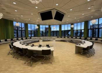 Byrådssalen i Hjørring Kommune. Foto: Privat.