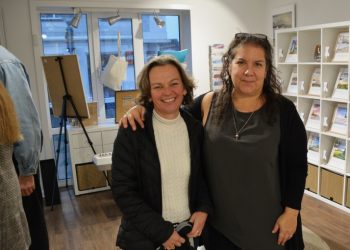 Caroline sammen med Charlotte Vedel Rehder, som har sat sit solide præg på Løkken. Privatfoto