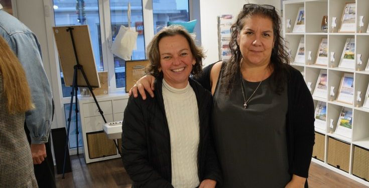 Caroline sammen med Charlotte Vedel Rehder, som har sat sit solide præg på Løkken. Privatfoto
