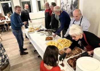 Dansk Folkhjælps juletræstfest 2025 på Restaurant Svanelunden. Foto: Palle W. Nielsen