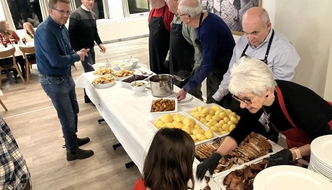 Dansk Folkhjælps juletræstfest 2025 på Restaurant Svanelunden. Foto: Palle W. Nielsen