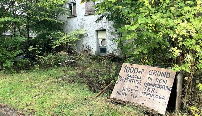 Grund og bolig er nu taget af markedet. Arkivfoto: Palle W. Nielsen