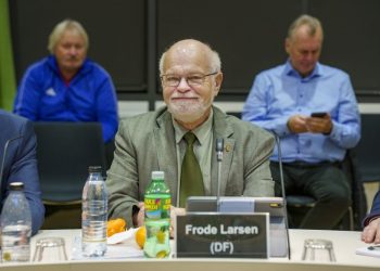 Frode Larsen sidder i Hjørring Byråd for Dansk Folkeparti.
Foto: Hans Ravn.