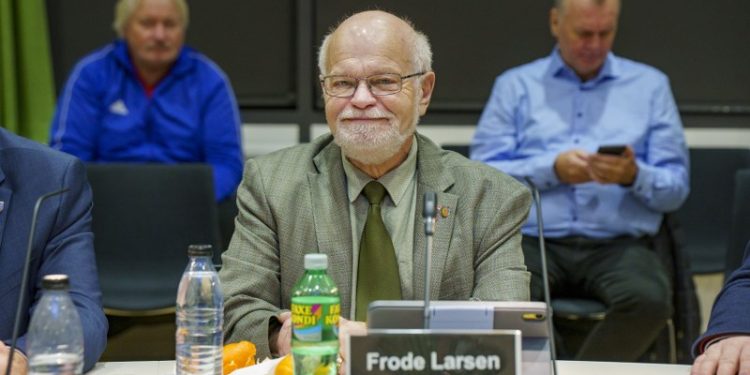 Frode Larsen sidder i Hjørring Byråd for Dansk Folkeparti.
Foto: Hans Ravn.