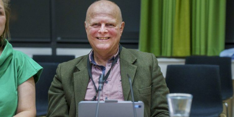Jørgen Bing er nyvalgt, men også tidligere medlem af byrådet for SF. Nu er han tillige udpeget som formand for Naturpark Tolne.
Foto: Hans Ravn.