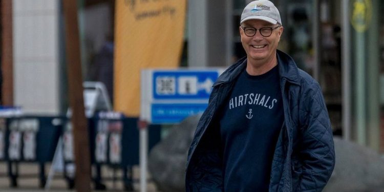 Niels Skipper på Den Grønne Plads i Hirtshals. Foto: Jens Kranen.