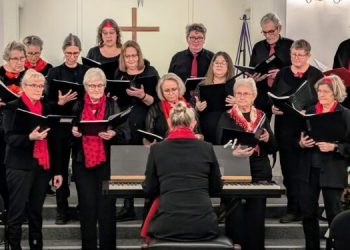 Traditionen tro er der julekoncert i Sindal Baptistkirke med Bindslev Koret. Arkivfoto.