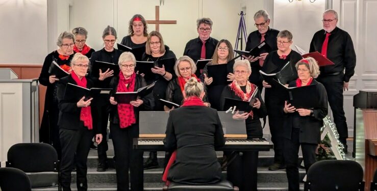 Traditionen tro er der julekoncert i Sindal Baptistkirke med Bindslev Koret. Arkivfoto.