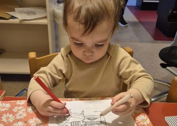 Legestue i Børnehaven Kollegieparken. Foto: Ramona Carlsen (Hjørring Privat pasningsordning)