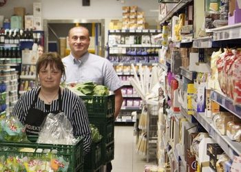 Julehandel i Rema 1000. Foto: Nordea.