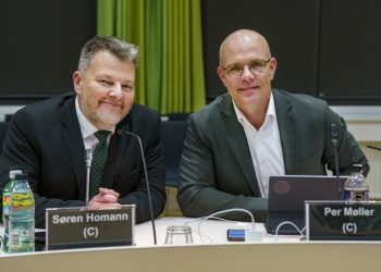 Søren Homann og Per Møller fra Det Konservative Folke