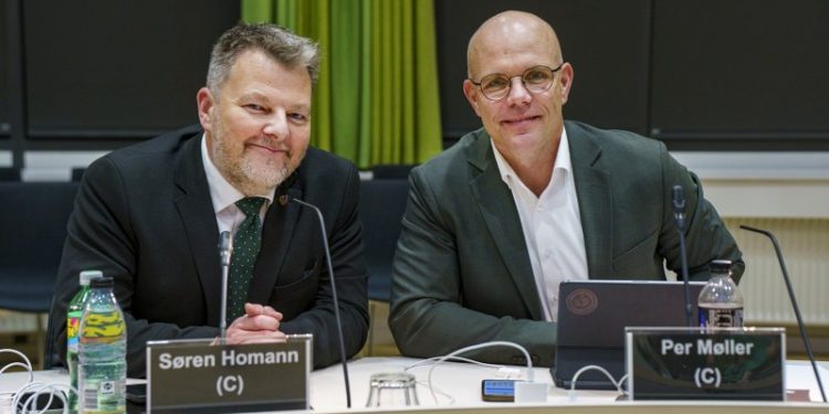Søren Homann og Per Møller fra Det Konservative Folke