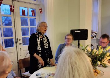 Stationsforstanderens datter Mette Ramløse. Foto: Elling.