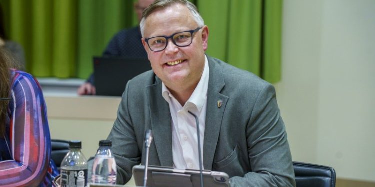 Socialdemokraten Tim Jensen afløser det nyvalgte folketingsmedlem i Hjørring Kommunes magtfulde Økonomiråd. Foto: Hans Ravn.