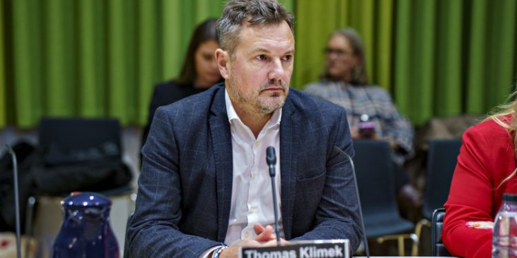 Thomas Klimek er socialdemokratisk byrådsmedlem i Hjørring Kommune, men er også partiets lokale kandidat til Folketinget.
Foto: Hans Ravn.