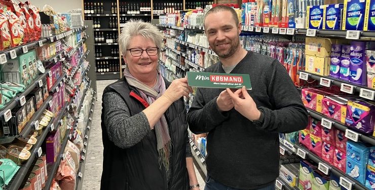 Annette og Dennis ved åbningen af Min Købmand i Lendum for snart to år siden. Arkivfoto: Palle W. Nielsen