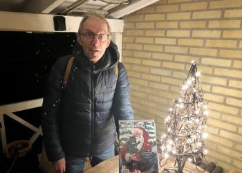 Jørgen Torp bankede på med Blindes Jul. Foto: Palle W. Nielsen