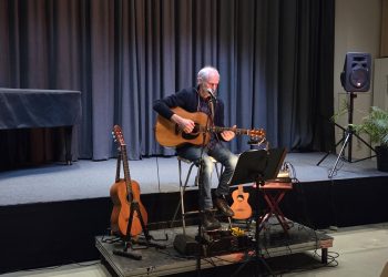 Tom Nagel Rasmussen på Vendsyssel Teater med Noget For Noget. Foto: Jesper Kjærgaard