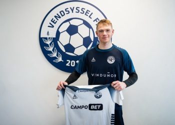 Færøske Ari Olsen. Foto: Vendsyssel FF.