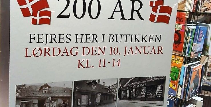 Betty Mogensens Boghandel i Strømgade i Hjørring er Danmarks ældste. Privatfoto