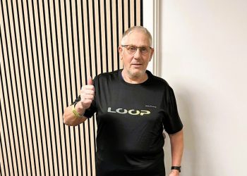 Kjeld Petersen er The man in Black hos LOOP Hirtshals. Foto: Privat.
