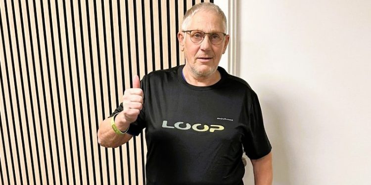 Kjeld Petersen er The man in Black hos LOOP Hirtshals. Foto: Privat.