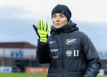 Lene Terp ser frem til foråret 10 kampe i A-ligaen, hvor den første bliver hjemme i Hjørring den 15. marts mod Brøndby IF. Foto: Bente Poder.