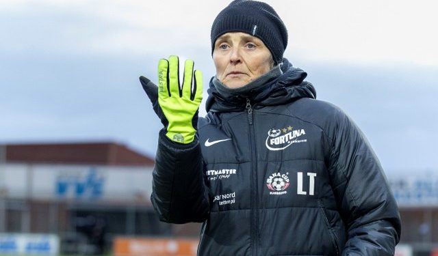 Lene Terp ser frem til foråret 10 kampe i A-ligaen, hvor den første bliver hjemme i Hjørring den 15. marts mod Brøndby IF. Foto: Bente Poder.