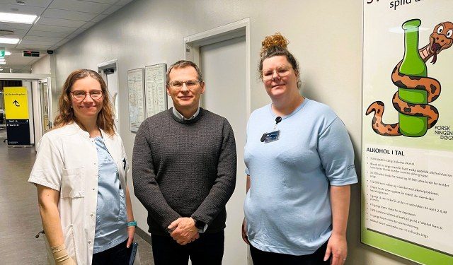 Mette Marie Berg, Bjarne Stenger  Foto: Regionshospital Nordjylland.Elholm og Lisa Lunøe.