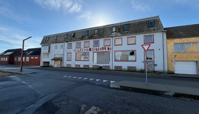 Sømands Hotellet i Havnegade. Foto: Real Erhverv.