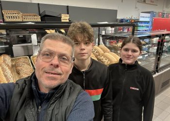 Spar er klar til en travl søndag. Foto: Privat.