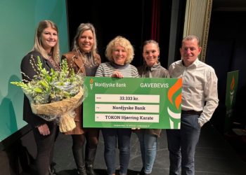 Tokon Hjørring Karate er en af mange klubber og foreninger, der har modtaget Nordjyske Banks Foreningspris. Foto: PR.