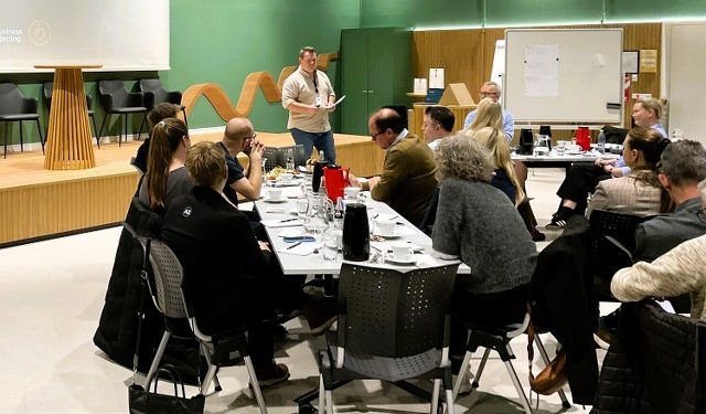 netværksmøde for garantipartnere i Hjørring Kommune. Foto: Business Hjørring.
