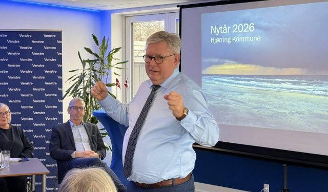 Borgmester Søren Smalbro ses hos Erik Lytzen A/S. Foto: Privat.
