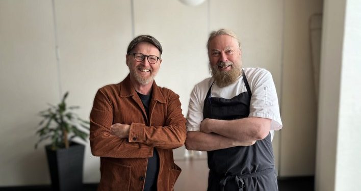 Mogens Gadegaard og Åge Vinther glæder sig til koncerten. Foto: Palle W. Nielsen