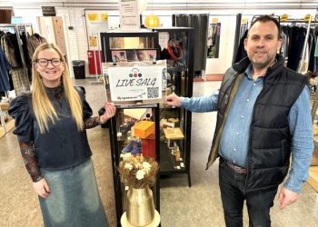 Dorthe og René Høst har en rigtig spændende 2HandStore i Hjørring. Foto: Palle W. Nielsen