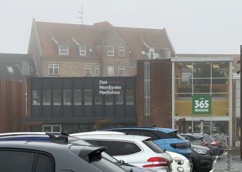 Det Nordjyske Mediehus har fortsat afdeling på Sct. Olai Plads i Hjørring - åbent efter aftale. Foto: Palle W. Nielsen