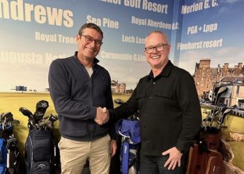 Ray Hamper og Flemming Christensen. Foto: Hirtshals Golfklub.