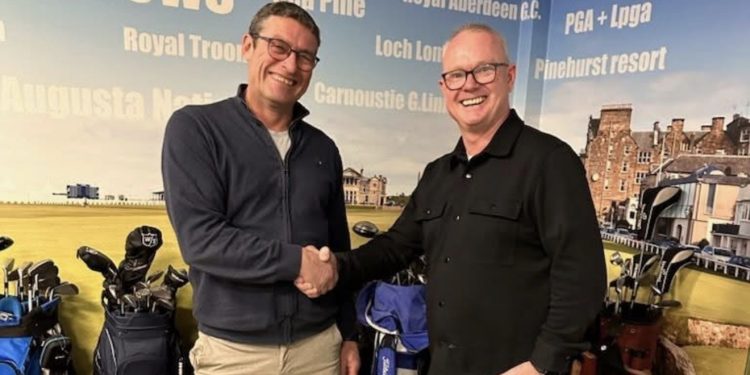 Ray Hamper og Flemming Christensen. Foto: Hirtshals Golfklub.