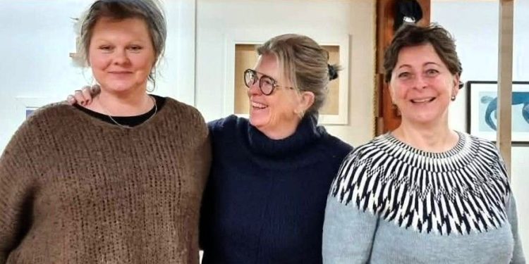 Joan Grønfeldt, Laila Pallisgaard og Henriette Søttrup. Foto: Privat.