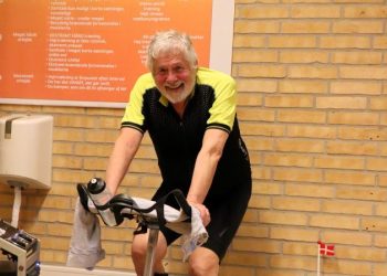 Knud på cyklen. Foto: ICV.
