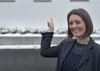Maja Vestergaard Olesen er tilbage hos Sparekassen Danmark i Hjørring. Foto: Privat.