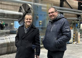 Erinc Korkmaz og senior projektleder Peter Pallesen. Foto: MarineShaft A/S.