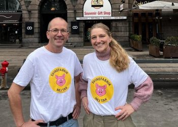 Peder Hvelplund fra Enhedslisten og Zenia Stampe fra Det Radikale Venstre. Foto: Priavt.