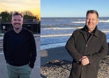 Byrådsmedlemmerne Thomas Klimek, til venstre, og Søren Homan stiller begge op til Folketinget.