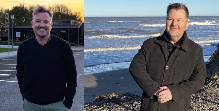 Byrådsmedlemmerne Thomas Klimek, til venstre, og Søren Homan stiller begge op til Folketinget.