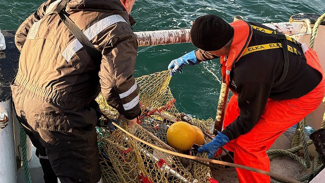 Testtogt i Skagerrak i Accelerator-projektet, januar 2026. Foto: DTU Aqua.