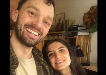 Troels og Nasima glæder sig til en tilværelse i det nordjyske. Privatfoto